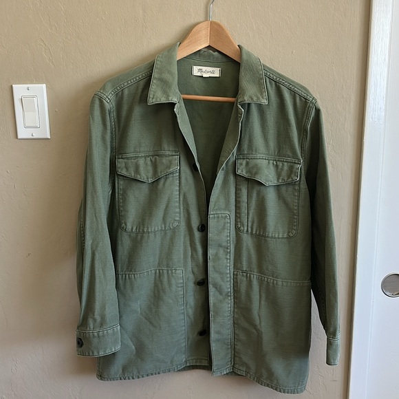 Madewell Military Shirt Jacket Size XS - Picture 7 of 7